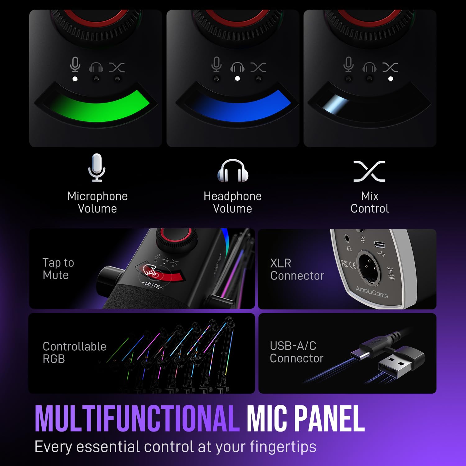 Amazon.com: FIFINE Gaming Microphone Kit, XLR/USB Dynamic PC